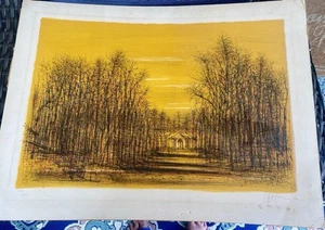 JEAN CARZOU signed limited edition lithograph #46/120 Le Temple - Picture 1 of 10