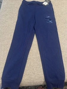 NUEVO Nike 3 Marca Niñas Pantalones Medianos Azul Jogging Sudadera T23 - Imagen 1 de 7