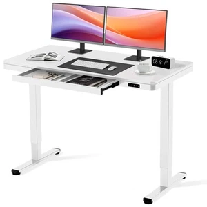 Wood Surface Electric Standing Desk Electric Adjustable Height Sit Stand Home... - Picture 1 of 4