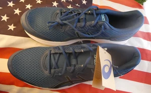 ¡NUEVO! Zapatos para correr Asics azules para hombre talla 15 - Imagen 1 de 5