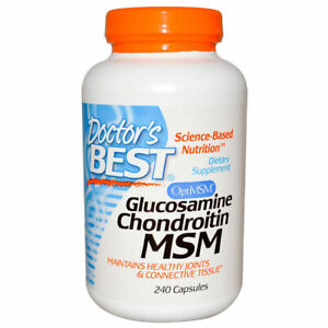 Doctor's Best Glucosamine Chondroitin MSM - 240 Capsules, Doctors Best