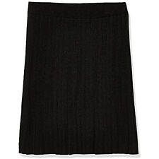 Anne Klein Womens Black Glitter Knee Length Pleated Skirt Size M