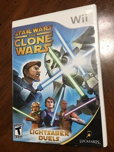 Star Wars: The Clone Wars Lightsaber Duels (Nintendo Wii) with Manual Used - Picture 1 of 2