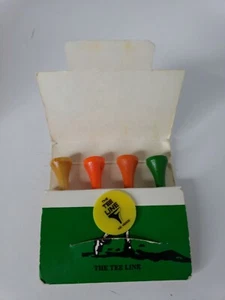 Vintage Golf Tees Matchbook "The Tee w/ Marking Pin - Ideal für Gag Geschenk - Bild 1 von 3