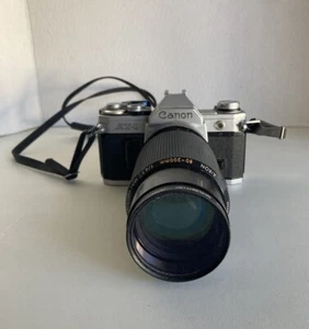 Canon AT 1 Camera 35mm Vintage SLR Film Camera With Lens & Filter - Picture 1 of 24