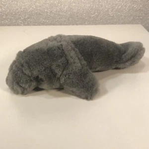 Vintage Florida Manatee Plush Stuffed Animal Small 6" Hayes - Picture 1 of 5