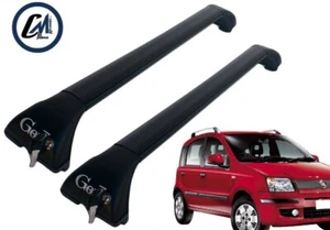 9200+9240 GEO BARRE PORTATUTTO NERE GEV FIAT PANDA 169 2A SERIE CORRIMANO ALTO - Imagen 1 de 10