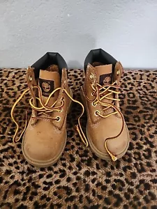 Timberland Premium Talla 5.5 Niño Bota Impermeable Trigo Nubuck - Imagen 1 de 8