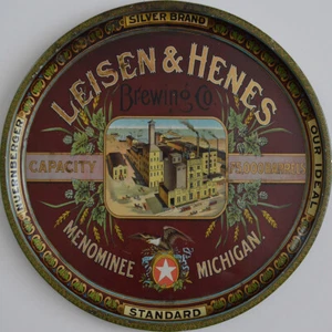 Vintage Leisen & Henes Beer Ad Reproduction Metal Sign FREE SHIPPING Bar Decor - Picture 1 of 1