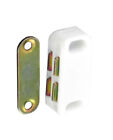 WHITE MAGNETIC CATCH Strong Heavy Duty Small Cupboard Cabinet Door Latch