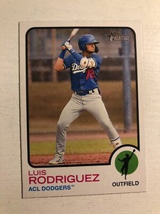 2022 Topps Heritage Minor League Short Print SP Luis Rodriguez 206