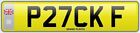 Prick Pricks UK number plate FUN RUDE CHERISHED CAR REGISTRATION P27 CKF PRICK F
