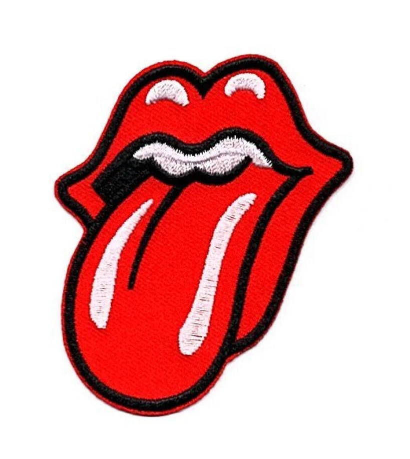 ROLLING STONES PATCH ECUSSON Patch thermocollant LANGUE - Photo 1/1