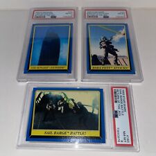 Star Wars Topps 1983 Luke & Boba Fett Vintage Trading cards PSA Graded Slabs
