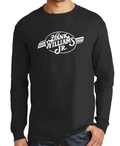 Camiseta Hank Williams Jr. Mangas Largas Bocephus Leyenda de la Música Country en Camiseta S-3XL - Imagen 1 de 10
