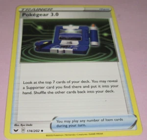 #174/202 POKEGEAR 3.0 Uncommon 2020 Pokemon Sword & Shield - Picture 1 of 2