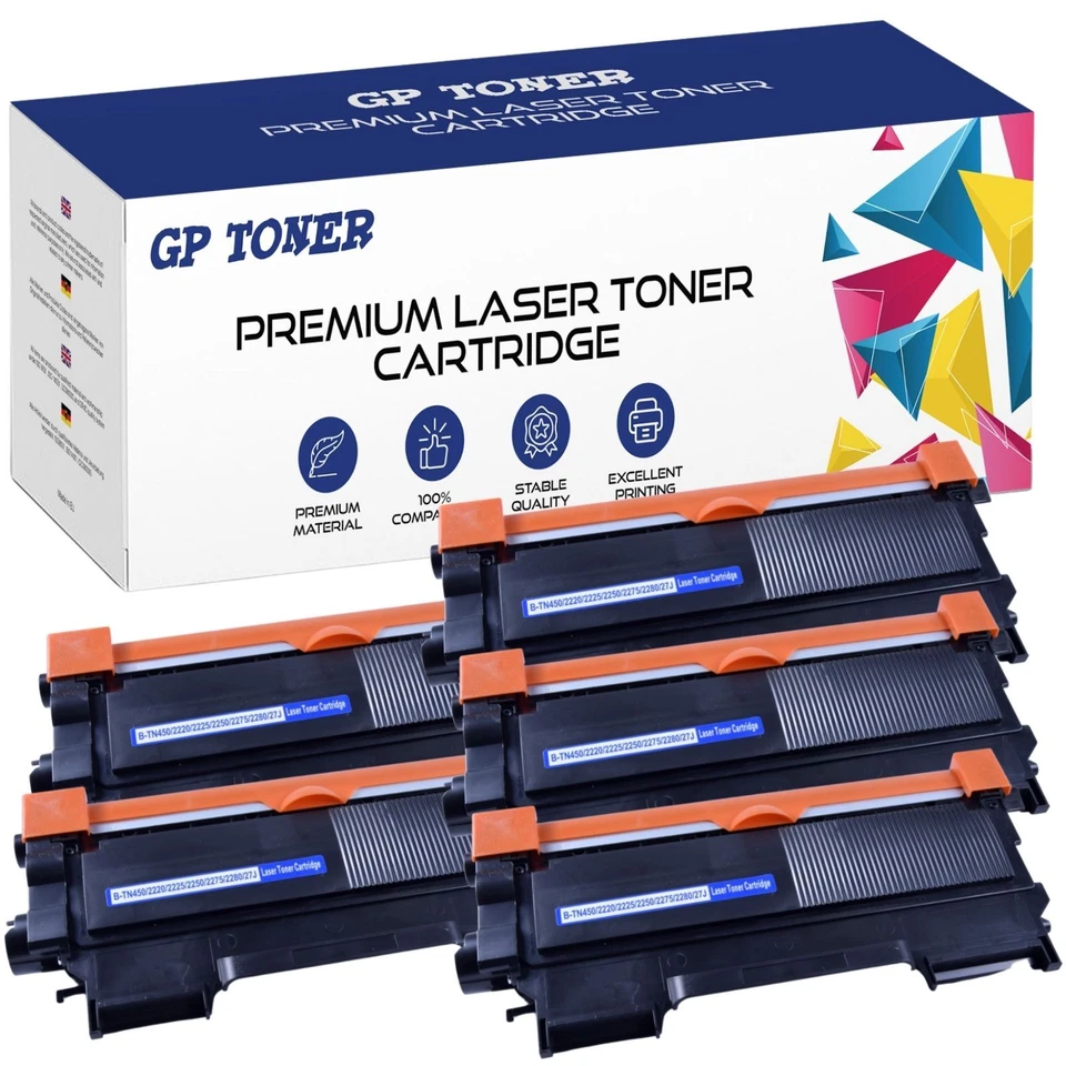 Toner XXL compatibile per Brother TN2220 HL-2130 MFC-7360N DCP-7055 MFC-7460DN H - Immagine 1 di 1
