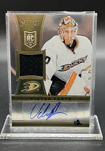 2013 Select Worn Jersey Auto #241 Viktor Fasth #/199 RC Rookie Anaheim Ducks - Picture 1 of 2