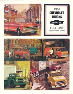 1967 Chevrolet Pickup Truck El Camino Van Medium & Heavyweights Verkaufsprospekt - Bild 1 von 1