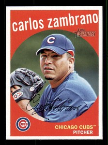 2008 Topps Heritage Baseball #1-500 (Base) Card Singles Stars/RC/HOF (You Pick) 