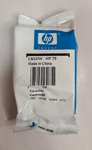NEW Genuine HP 75 Tri-Color Ink Cartridge CB337W NO Retail Box  - Picture 1 of 6
