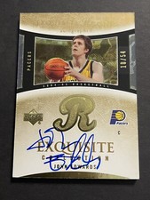 2004-05 Exquisite Collection #80 Platinum Rookie Auto John Edwards 18/54 Pacers