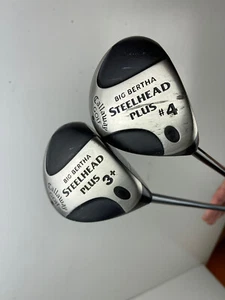 Callaway Big Bertha Steelhead Plus Drivers 3+,4 Graphite Shaft S RH 43” - Picture 1 of 6