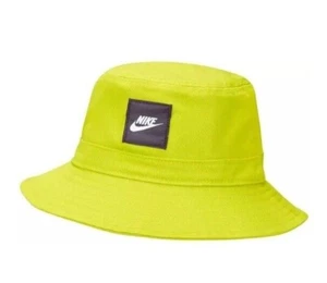NIKE KIDS YOUTH BUCKET HAT SIZE L/XL NWT BRIGHT CACTUS GREEN - Picture 1 of 2
