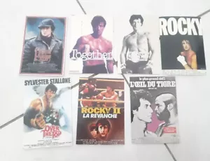 SÉRIE 7 CARTES POSTALES STALLONE SYLVESTER ROCKY VINTAGE N° 4 - Foto 1 di 3