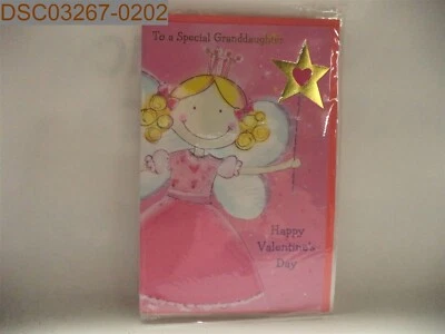 数量 = 4:流行问候“致特别孙女...情人节贺卡 — 第 1/4 张图片