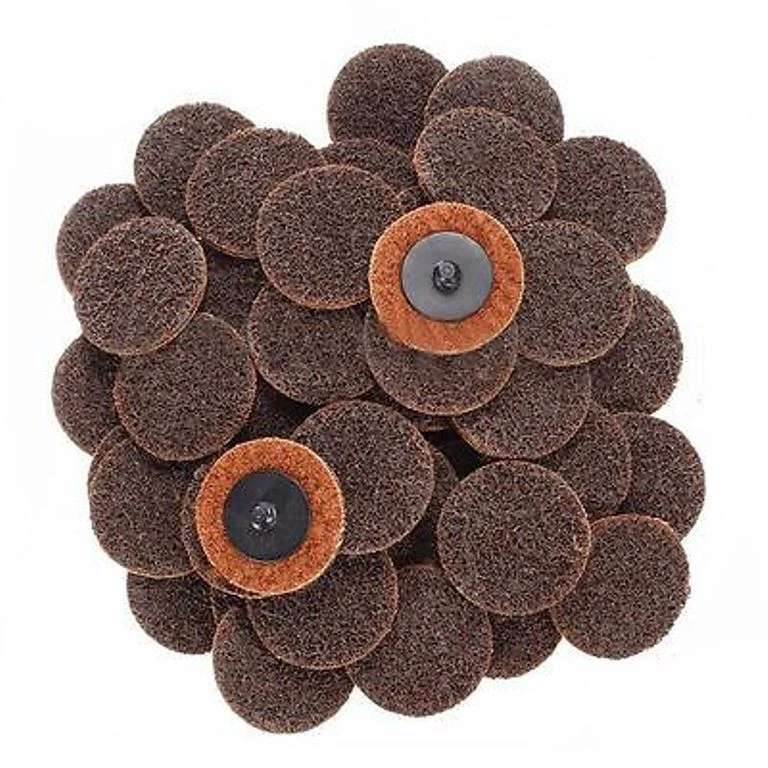 3M 50Pc 2" Coarse Roloc Scotch Pads Roll Lock Surface Sanding Disc Made in USA