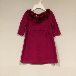 Crewcuts Toddler Girls Fall Knit Dress With Flowers 2 2T - Picture 1 of 4