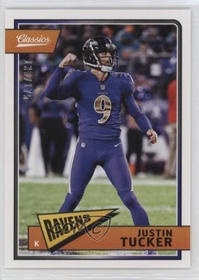 2018 Panini Classics Blue Back /175 Justin Tucker #10 - Image 1 of 2