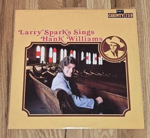 Larry Sparks - SINGS HANK WILLIAMS LP NM 1977 Ricky Skaggs Chubby Wise - Picture 1 of 1