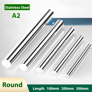 A2 Stainless Steel Round Bar Metalworking Rod Stock Welding Diameter 3mm to 16mm - Picture 1 of 5