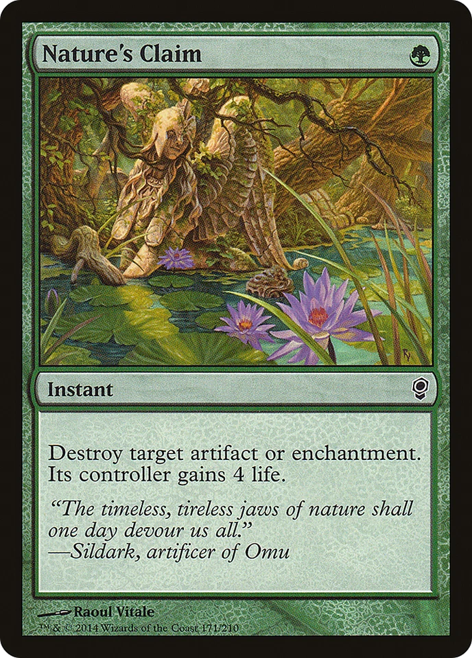 Nature's Claim #171 (MP) Conspiracy CNS Magic MTG - Image 1 of 1