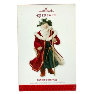 Hallmark Keepsake Father Christmas Santa Ornament #10 In Series 2013 NEW - Picture 1 of 5