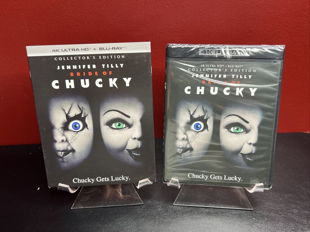 Bride of Chucky Collector's Edition (4K UHD+Blu-ray+Near Mint Slipcover) Sealed