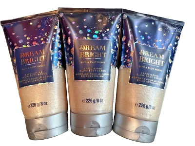 Bath & Body Works LOTE 3 Exfoliantes Corporales Dream Bright Brillo 8 OZ 3 unidades NUEVO Foto 1 de 2