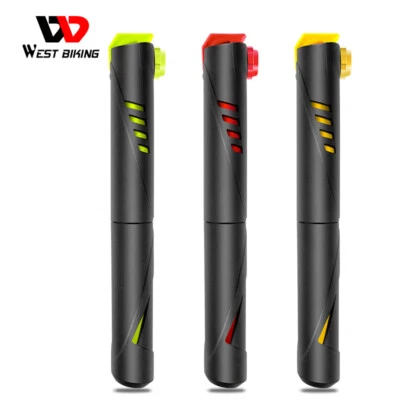 WEST BIKING Portable Bike Bicycle Pump Mini Hand Cycling Air Pump Ball Inflator - Image 1 of 4