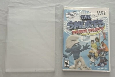 The Smurfs Dance Party For Nintendo Wii + Protector - NEW Toys R Us Variant RARE - Image 1 of 4