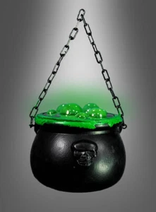 Magisch leuchtender Hexenkessel 36x20cm Halloween Deko - Bild 1 von 1