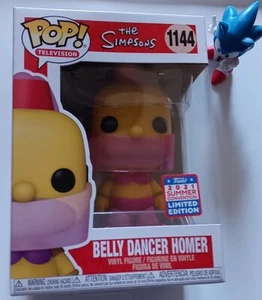Funko Pop The Simpsons BELLY DANCER HOMER #1144!⚡2021 Funko Summer Convention! - Picture 1 of 8