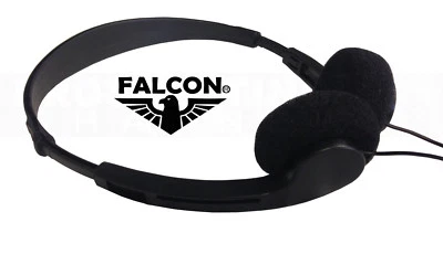 FALCON MD20 GOLD TRACKER METAL DETECTOR HEADPHONES
