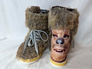 Irregular Choice - STAR WARS CHEWBACCA BOOT - Brown Faux Fur - EU 39 / US 8.5 - Picture 1 of 10