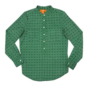 Joe Fresh Women’s Long Sleeve Button Up Shirt Sz Extra Small Green - Picture 1 of 5