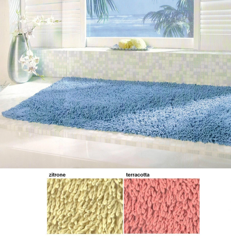 HOCHFLORTEPPICH von GÖZZE, flauschiges Wollgarn, Baumwolle, terracotta.,div. Gr. - Bild 1 von 1