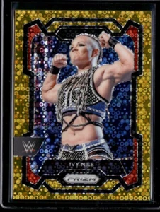 2024 Panini Prizm WWE #106 Ivy Nile /10 Gold Disco RAW - Picture 1 of 2
