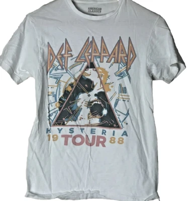 Def Leppard Shirt Short Sleeve Crew Neck Concert Shirt Band American Classics S - image 1 of 3