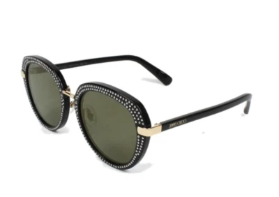 Jimmy Choo Black Polarized Sunglasses MORI 2M2K1 Women's New Authentic Glasses - Image 1 of 4